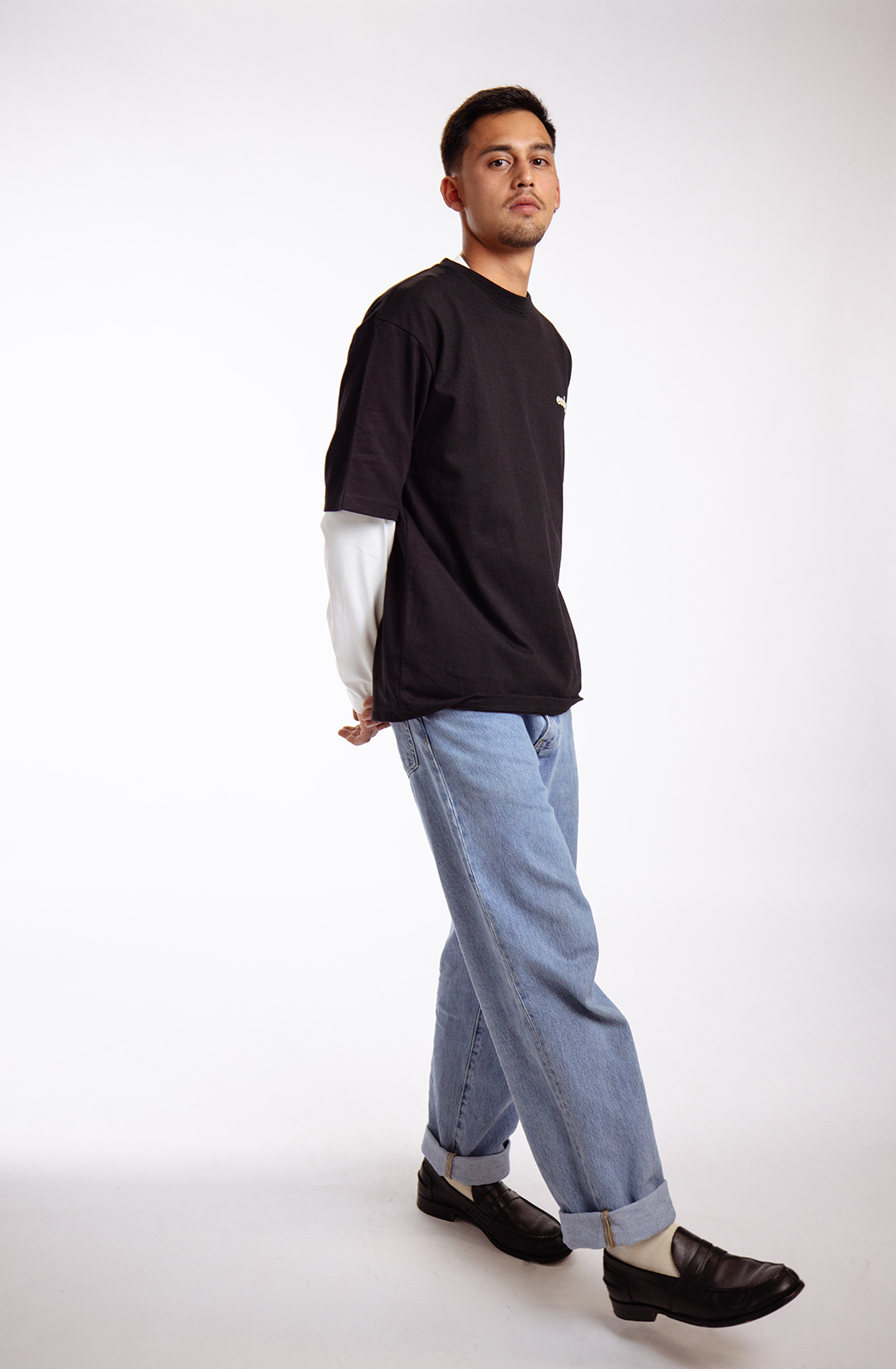 The Diaspora t-shirt | black - boxy fit