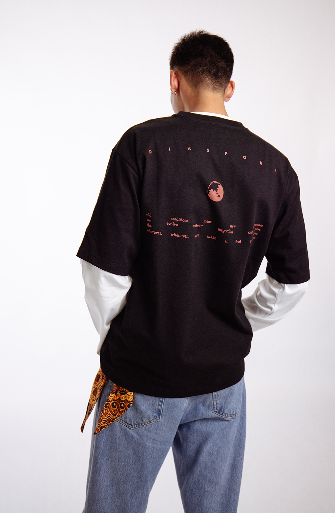 The Diaspora t-shirt | black - boxy fit