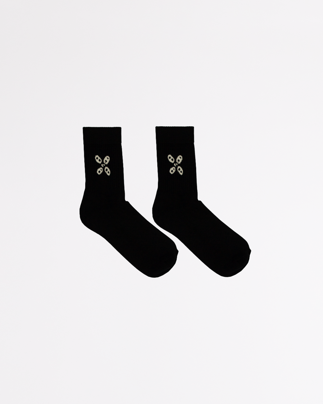 Black Coffee Beans Socks Crew 2 - pack - Endy