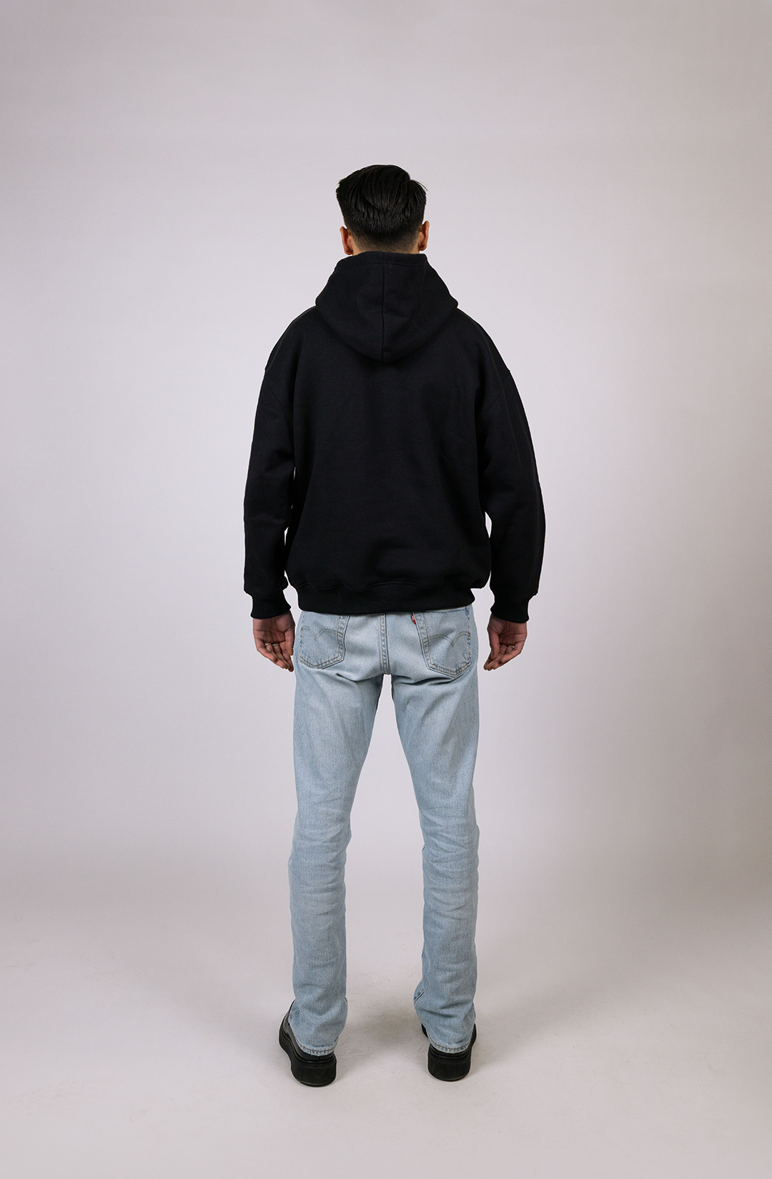 Essential hoodie | black - relaxed fit