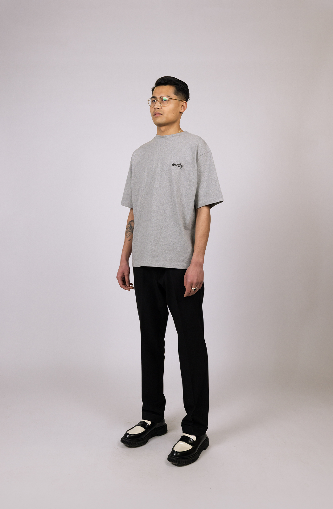 Essential T-shirt | grey - boxy fit