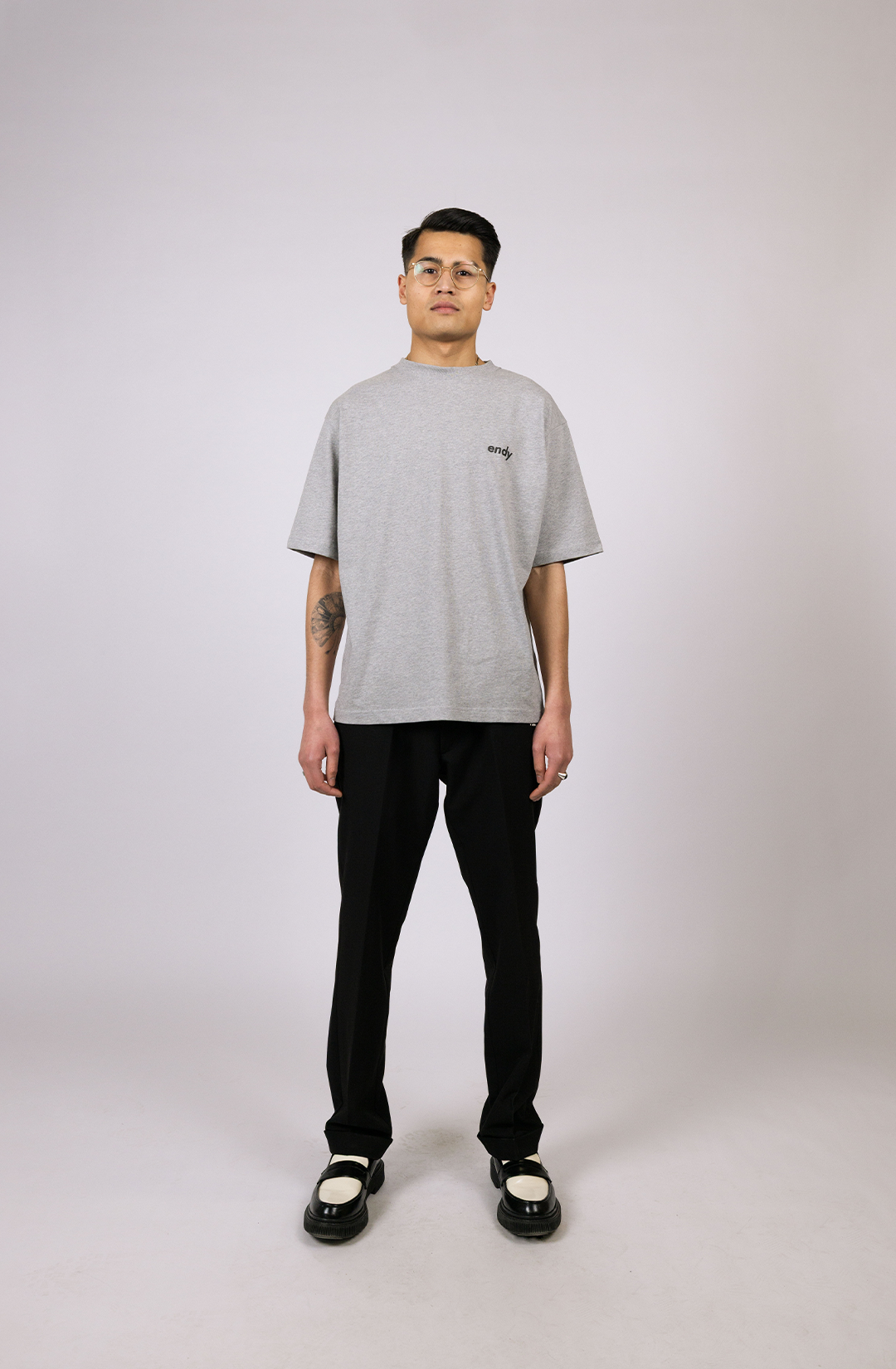 Essential T-shirt | grey - boxy fit