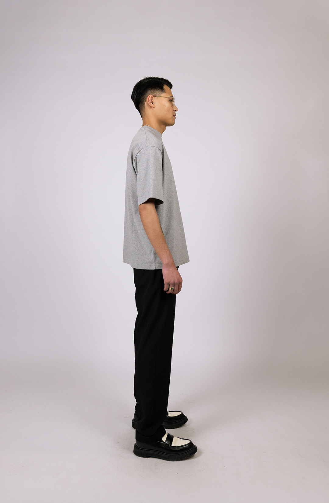 Essential T-shirt | grey - boxy fit