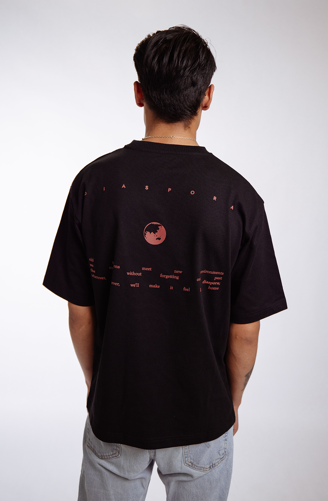 The Diaspora t-shirt | black - boxy fit