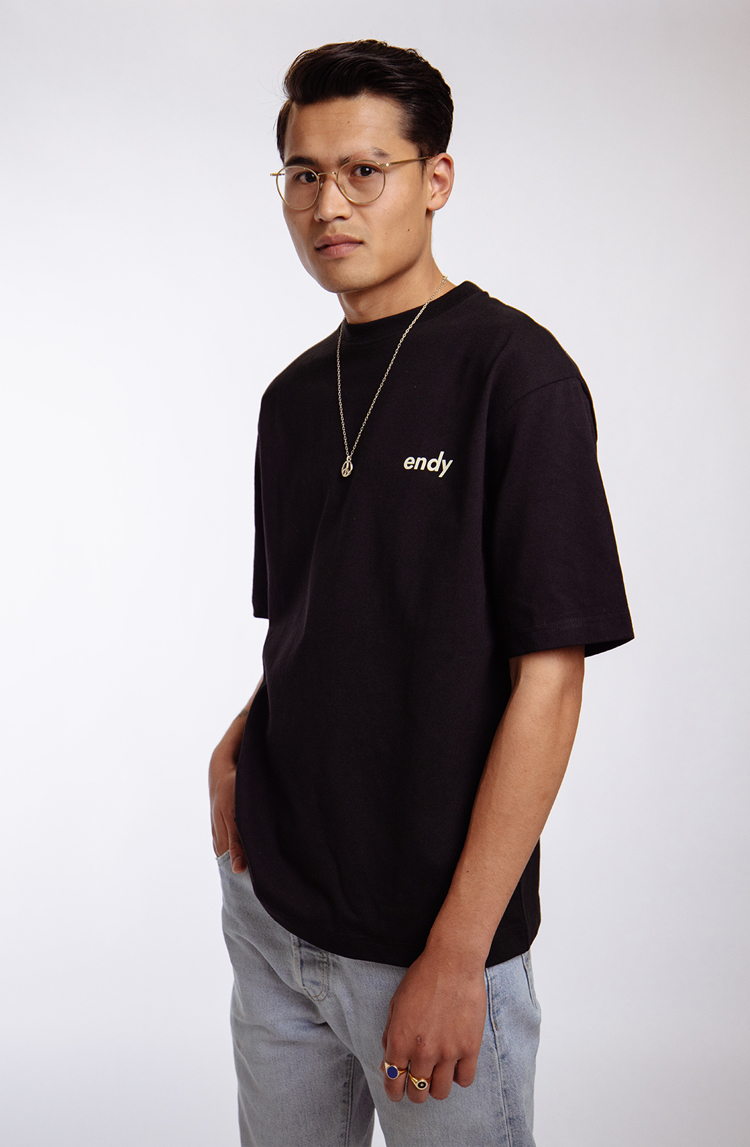 The Diaspora t-shirt | black - boxy fit