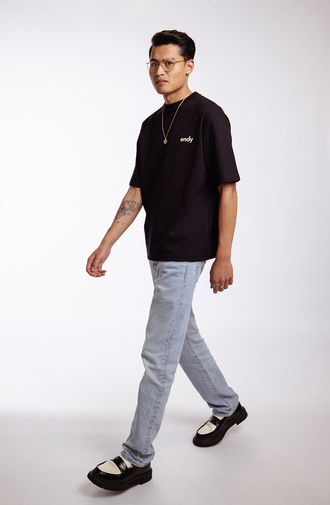 The Diaspora t-shirt | black - boxy fit