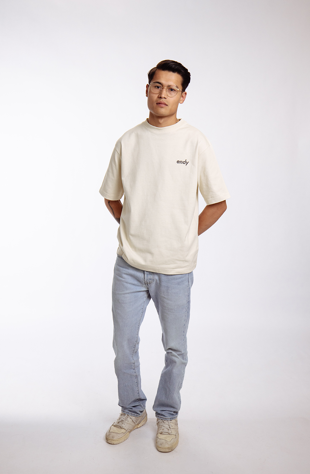 The Journey t-shirt | off-white - boxy fit