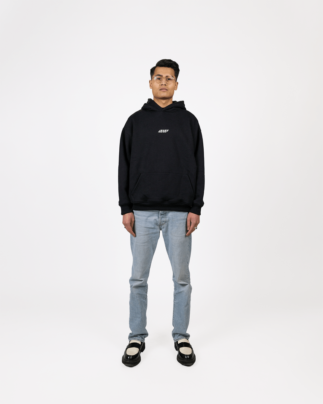 Essential Hoodie Black - Relaxed Fit - Endy