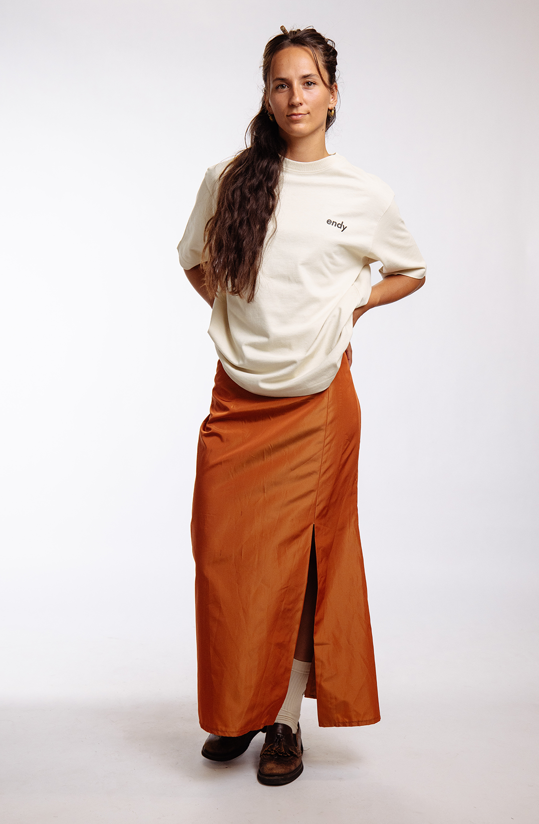 The Journey t-shirt  | off-white - boxy fit