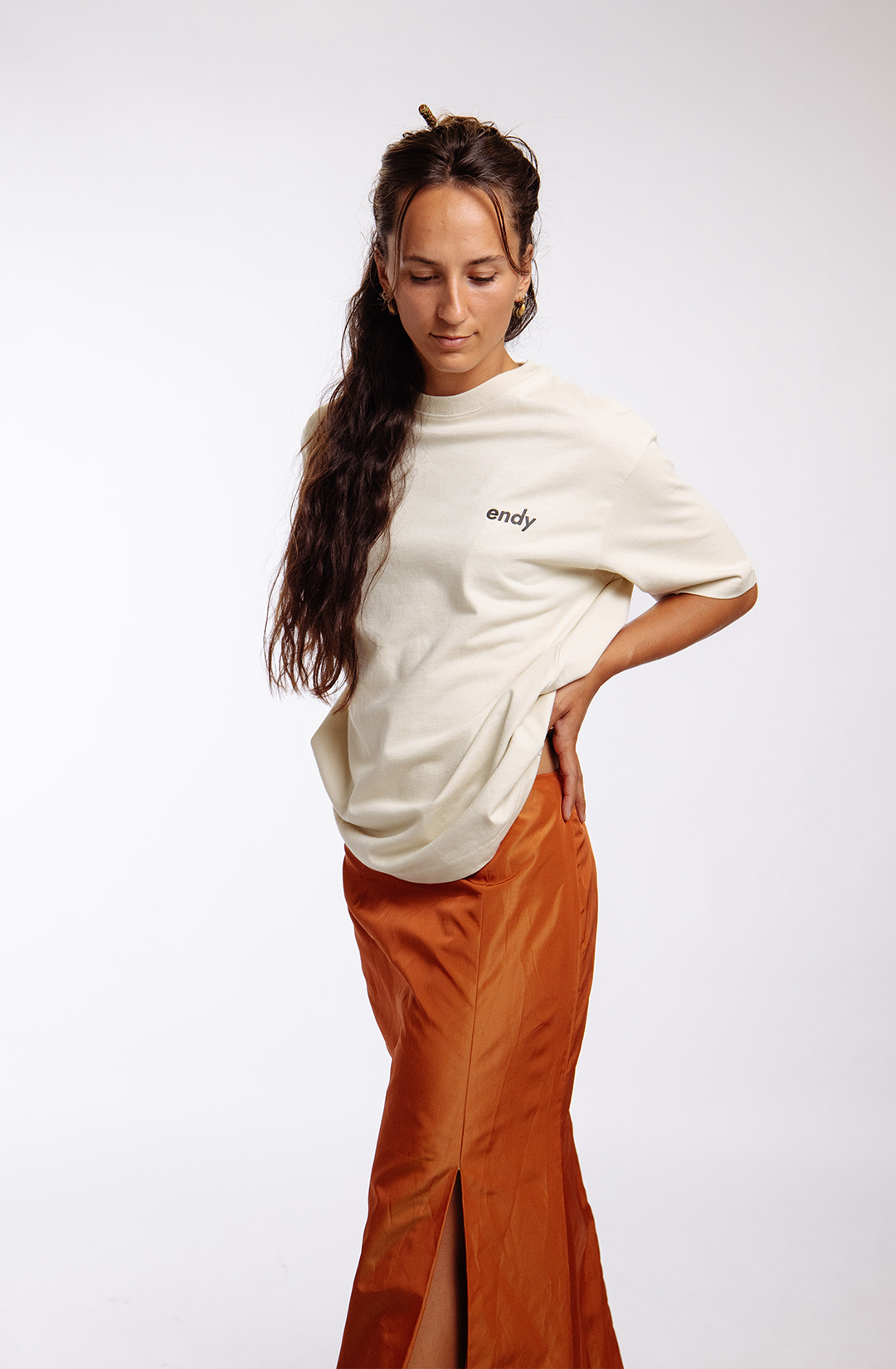 The Journey t-shirt | off-white - boxy fit