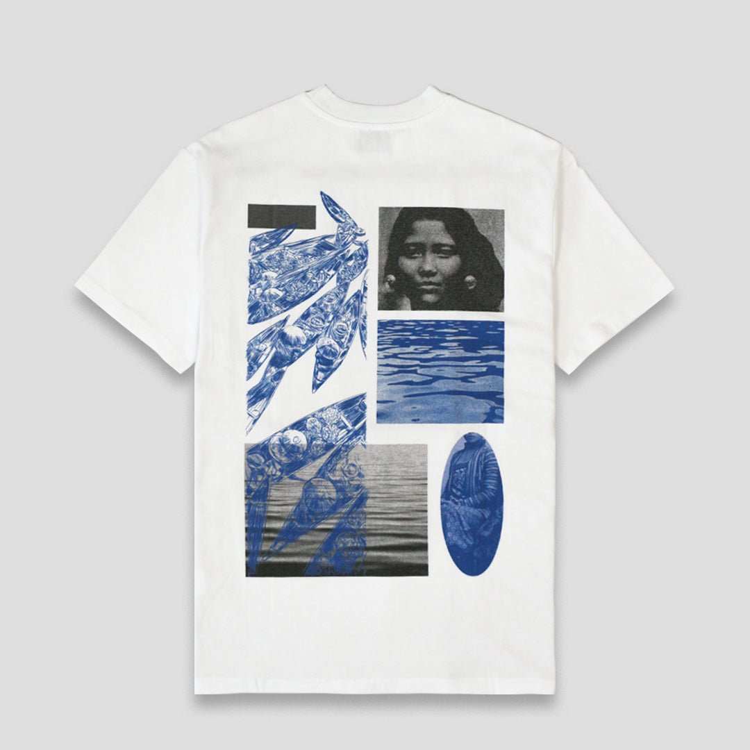 The Way of Water t-shirt white - relaxed fit - Endy