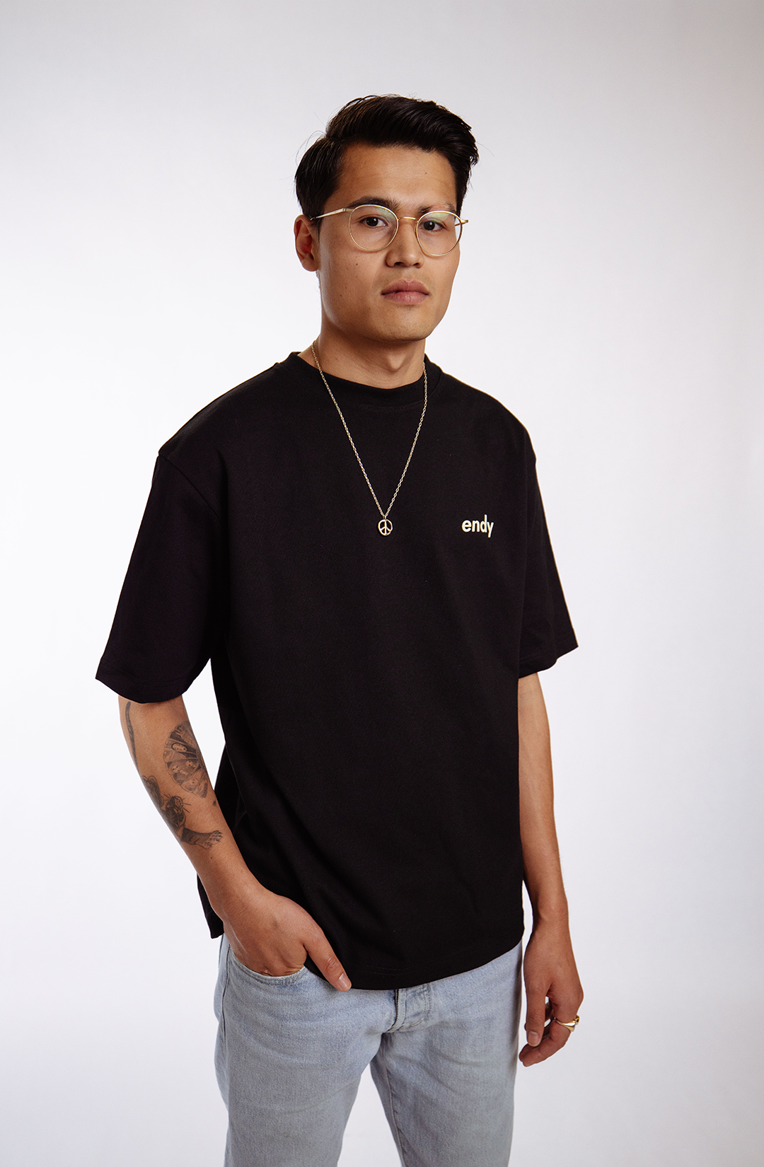 Essential T-shirt | black - boxy fit