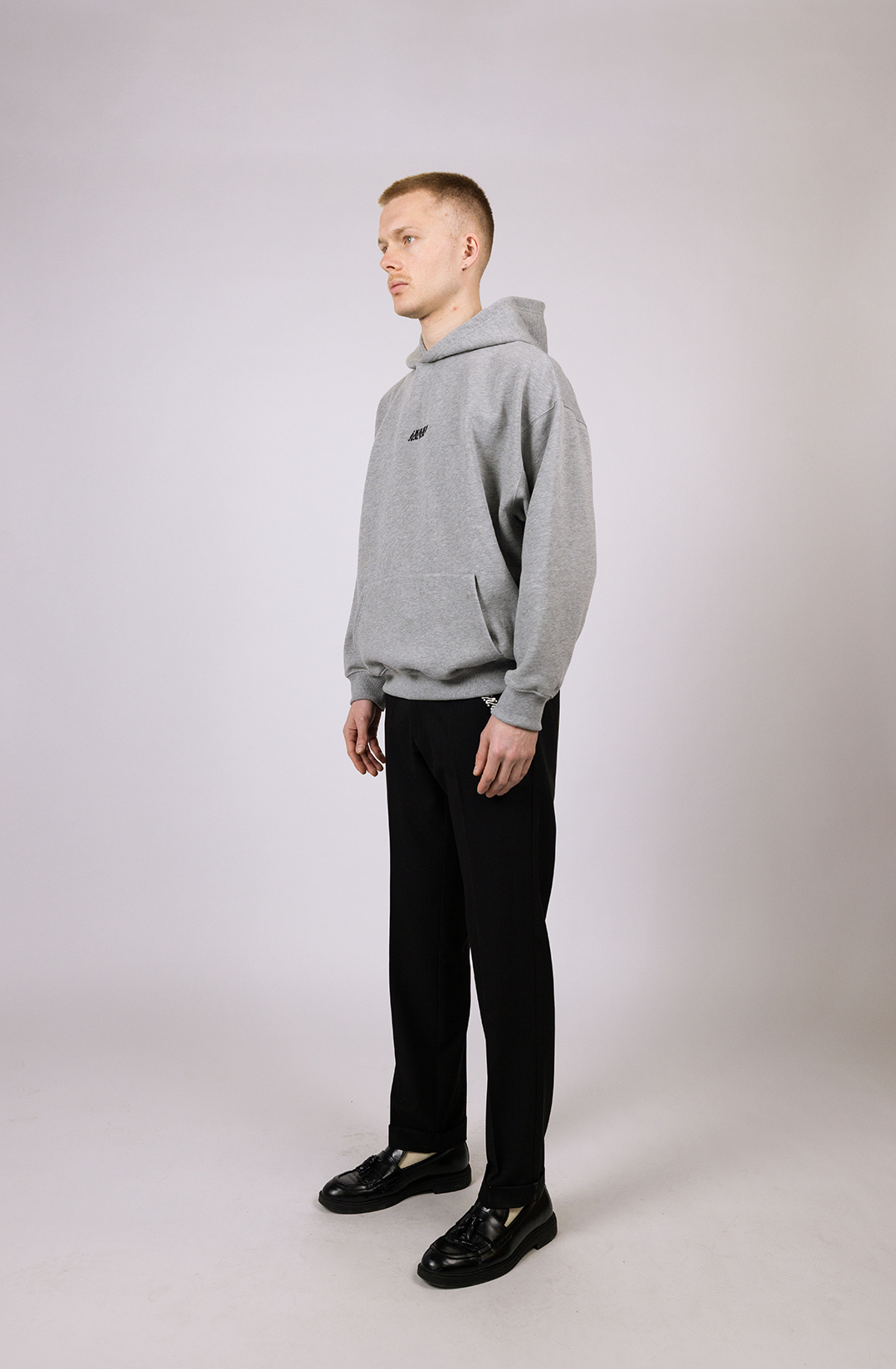 Essential hoodie | grey - relaxed fit