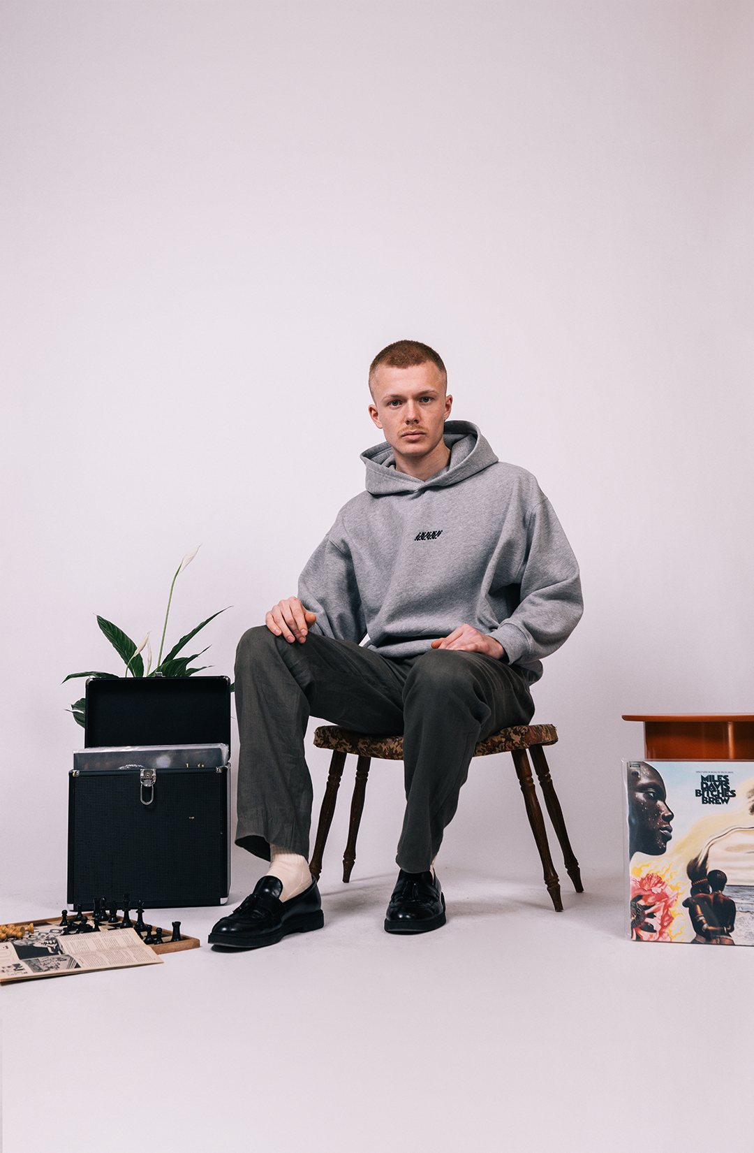 Essential hoodie | grey - relaxed fit